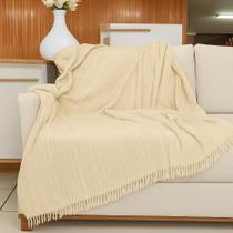 Manta Super King Gigante 3m x 1,80m para Sofá 2 ou 3 Lugares 100 Algodão Capa para Sofá Capa Decorativa Colcha Cama