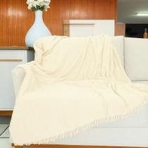 Manta Super King Gigante 3m x 1,80m para Sofá 2 ou 3 Lugares 100 Algodão Capa para Sofá Capa Decorativa Colcha Cama