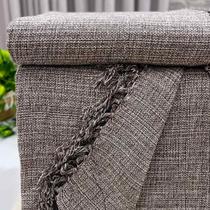 Manta Tambaba King 255cm x 225cm Café mescla