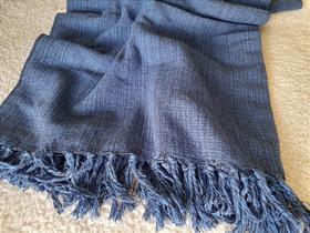 Manta Tear Queen Algodão Mesclada Azul Jeans 2,20x2,50m