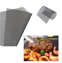 Manta Teflon Tela Grade Grelha Churrasco Antiaderente 60x40 - GabiJovi