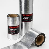 Manta Telhado Reparo Vedação Aluminizada Adesiva Prateada Asfáltica 15cm x 10m