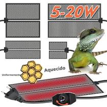 Manta Térmica Para Répteis 5-20W Com Controle De Temperatura Para Jardim Interno, Estufa, Aquário E Manta Térmica Para Répteis 5-20W Com Controle De Temperatura Para Jardim Interno, Estufa, Aquário E