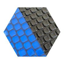 Manta Térmica Piscina 5x5 300 Micras Proteção Uv BLACK/BLUE