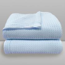 Manta Termocelular Cubes Azul Bebê - Laço Bebê Manta Termocelular Cubes Azul Bebê - Laço Bebê