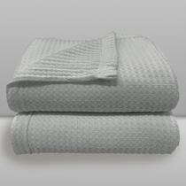 Manta Termocelular Cubes Cinza - Laço Bebê Manta Termocelular Cubes Cinza - Laço Bebê