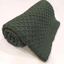 Manta Tricot Bellagio 1,50M X 2,00M - Decortrico Oliva