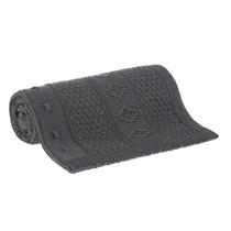 Manta Tricot Davis 125x180 Chumbo Buddemeyer