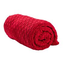 Manta Tricot Patrícia Vermelho 120X160cm - Lynel