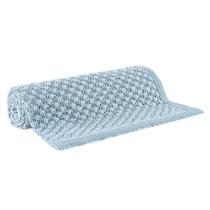 Manta Tricot Zoe Buddemeyer 125x150cm Azul