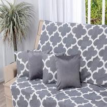 Manta Xale Jacquard Protetor Para Sofá E Cama Tecido Grosso Resistente Decorativo 2,20m