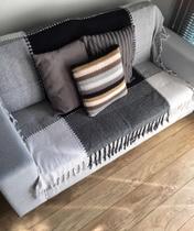 Manta xale kit com 2 peça - RM têxtil