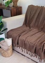 Manta Xale para sofá / cama 1,8x2,2m CASTOR tear artesanal - Entrefios