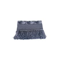 Manta Xale Rustic Jacquard 1pç 60% Algodão 40% Poliéster - Preto Pal