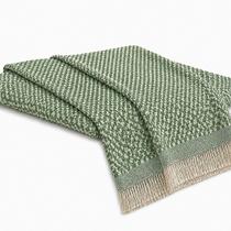 Manta Xale Sofa Dohler Bali 100% Algodão Natural C/ Franjas 1,50m x 1,20m Verde Manta Xale Sofa Dohler Bali 100% Algodão Natural C/ Franjas 1,50m x 1,20m Verde