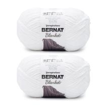 Manta Yarn Bernat branca 300g, 6, super volumosa, pacote com 2