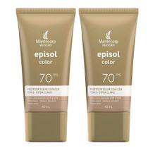 Mantecorp Skincare Episol Color Kit com 2 Protetores Solar com Cor FPS70 Tom 1