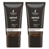 Mantecorp Skincare Episol Color Kit com 2 Protetores Solar com Cor FPS70 Tom 6