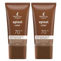 Mantecorp Skincare Episol Color Kit com 2 Protetores Solares com Cor FPS70 Tom 4