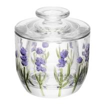 Mantegueira francesa lavanda hand painting cristal Mantegueira francesa lavanda hand painting cristal