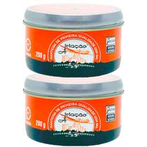 Manteiga Aviação c/ Sal Lata 200g Kit 2 Unidades