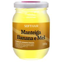 Manteiga Banana E Mel Creme De Tratamento Softhair 220g