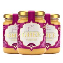 Manteiga Clarificada Ghee Kit com 3 Frascos de 150g - Yamuna