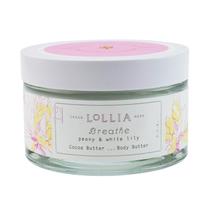 Manteiga corporal LOLLIA Breathe Peony & White Lily 165 ml para mulheres