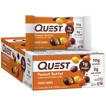 Manteiga de amendoim Coated Candies Quest Nutrition 10g de proteína Manteiga de amendoim Coated Candies Quest Nutrition 10g de proteína