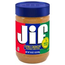 Manteiga de amendoim extra crocante jif 454g importada original americana