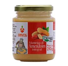 Manteiga De Amendoim Orgânica Onveg 210G