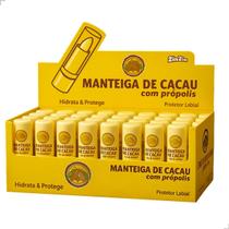 Manteiga De Cacau Bastão Display Com Própolis Protetor Labial ZiinZiin Hidratante 50 Unidades Manteiga De Cacau Bastão Display Com Própolis Protetor Labial ZiinZiin Hidratante 50 Unidades