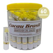 Manteiga De Cacau Protetor Labial Em Bastão - 60 Unid. Pote