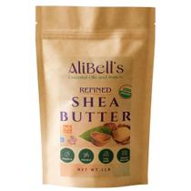 Manteiga de karité Alibell's Refined Ultra Refined, sem perfume, 100%