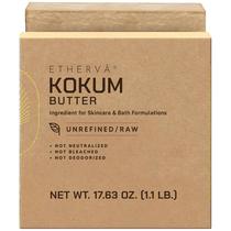 Manteiga Kokum ETHERVA crua não refinada 500g para fabricação de sabão Manteiga Kokum ETHERVA crua não refinada 500g para fabricação de sabão