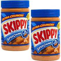Manteiga Pasta de Amendoim Skippy Crocante Power 462g Americana One Importada USA Dr. Peanut Butter 2Un. Manteiga Pasta de Amendoim Skippy Crocante Power 462g Americana One Importada USA Dr. Peanut Butter 2Un.