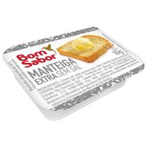 Manteiga Sachê Blister Bom Sabor Extra Sem Sal Cx 144 Un 10g