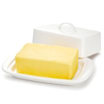 Manteiga Sweese de porcelana grande 240 mL com tampa branca Manteiga Sweese de porcelana grande 240 mL com tampa branca