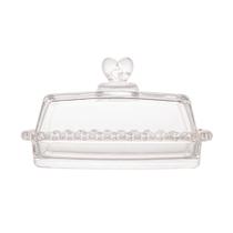 Manteigueira Com Tampa de Cristal Coração - Lyor