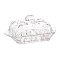Manteigueira de Cristal 17x10,5x8 Porta Manteiga Deli Lyor