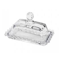 Manteigueira de Cristal Pearl 14cm x 9cm x 8cm - Wolff Manteigueira de Cristal Pearl 14cm x 9cm x 8cm - Wolff