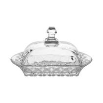 Manteigueira de Vidro com Tampa Elegante, Resistente e Sofisticada para Café da Manhã Manteigueira de Vidro com Tampa Elegante, Resistente e Sofisticada para Café da Manhã
