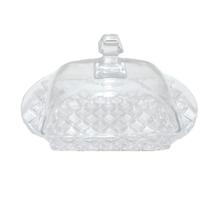 Manteigueira De Vidro Relevo Aurora Com Tampa 17X11X9Cm - Yaha Manteigueira De Vidro Relevo Aurora Com Tampa 17X11X9Cm - Yaha