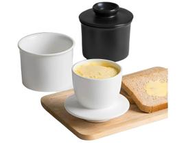 Manteigueira Francesa Em Cerâmica Manhattan Porta Manteiga