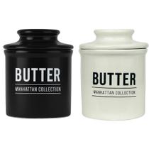 Manteigueira Francesa Manhattan 330ml Cerâmica Premium