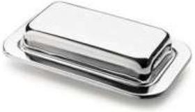 Manteigueira Inox com Tampa e Base - Praticidade e Estilo