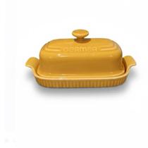 Manteigueira Linha Assar E Servir Amarelo com 20 cm Germer Manteigueira Linha Assar E Servir Amarelo com 20 cm Germer