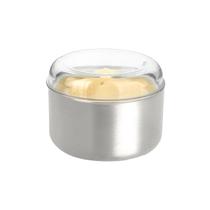 Manteigueira/Margarineira 350g Inox Redonda - Forma Utilidades