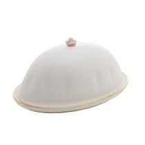 MANTEIGUEIRA PORCELANA FLOWER 16x10x9cm MANTEIGUEIRA PORCELANA FLOWER 16x10x9cm