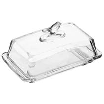 Manteigueira Retangular com Tampa Bird 18x10x9cm Cristal Ecológico Wolff